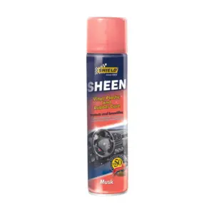 Shield Auto & Home Shield-Auto Sheen Cockpit Spray, Non Greasy Formula, Prevent Cracking, Fading & Dulling, Musk, 300ml SH55