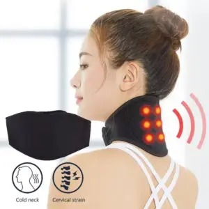 Faith Self Heating Magnetic Neck Heat Pad With Infrared and Brace Support for Collar Pain Relief