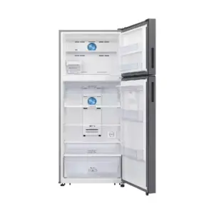 Samsung Refrigerator 528L Double Door, Top Freezer, Water Dispenser, Silver RT53DG7B60S