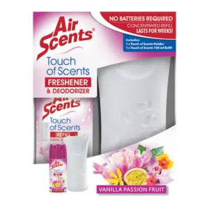 Shield Auto & Home Shield Touch of Scents Automatic Air Freshener Dispensing Machine and Refill  Scent, 100ml, Offices, and Indoor Spaces, Long-Lasting Freshness, (Sh743)