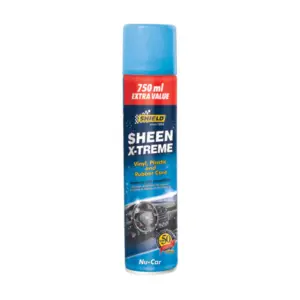 Shield Auto & Home Shield-Auto Sheen Xtreme, Vinyl Plastic & Rubber Care, Multi-Purpose Cleaner, 750ml Nu Car SH243