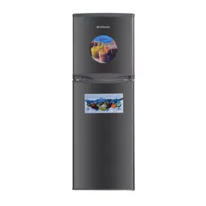 SilverDome Refrigerator 126L Double Door Top Freezer Defrost RFD-144