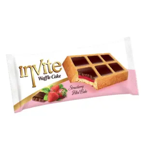 Simsek Invite Waffle Cake Strawberry 45g (144 Pics)