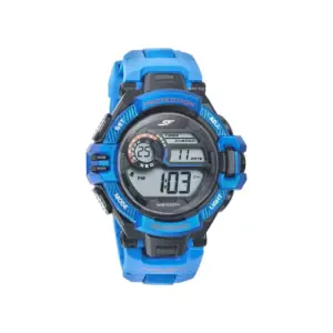Titan Watch SF Digital Dial Watch for Men with PU Blue Strap 77075PP05