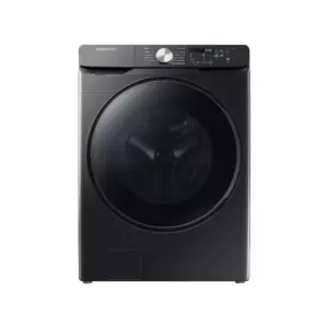 Samsung Washing Machine 18kg Front Load, EcoBubble Technology, HygieneSteam, Digital Inverter Technology, AI Control, Wi-Fi ,Quick Wash Black WF18T8000GV/EU