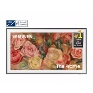 Samsung 65" The Frame QLED TV, 4K Smart UHD, Solar Cell Remote (Rechargable), Slim-Fit Wall Mount Included, Anti-Reflection with Matte Display, Personalized Bezel, 65LS03D