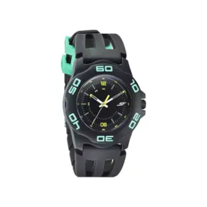 Titan Watch SF Quartz Analog Black Dial Watch for Men with PU Black Strap 7929PP12