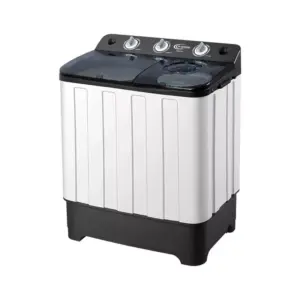 SilverDome Washing Machine 7.5kg Manual Twin Tub, Spin Air Dry, Strong Pulsator, 2 Wash Programs WMS-07