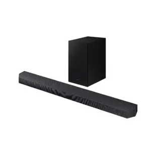Samsung Home Theatre Q Series 3.1.2ch, 0.5W, Dolby Atmos_DTS-X, Q-Symphony, Adaptive Sound, Synergy with QLED, Wireless Bluetooth Subwoofers HW-Q600C/ZN