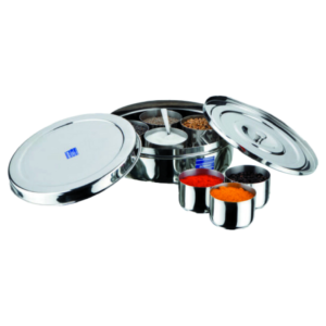 RMH Stainless Steel Spice Storage Container With Inner Cover - MD C 12 0.5