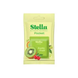 Stella Pocket Bathroom Air Freshener Exotic Fruit 10g (Pack of 72pcs)