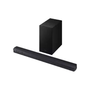 Samsung Sound Bar 2.1ch with Subwoofer, Dolby Audio, Bass Boost, Bluetooth, B Series HW-B450F/KE