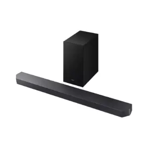 Samsung Sound Bar 3.1.2ch with Subwoofer, Dolby Atmos/DTS X, Q-Symphony, Adaptive Sound, Bluetooth, Q Series HW-Q600F/KE