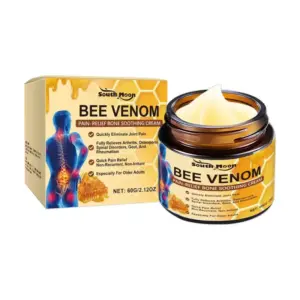 Faith South Moon Bee Venom Cream - Instant Ultra Strong Pain Therapy, Atheros Bee Veins Advanced Joint and Bone Therapy Ointment, 60g.