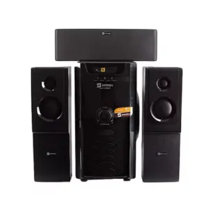 Sayona Speakers Sayona Sound System 3.1ch 15000W with Subwoofer & 3 Speakers, Remote, LED Display, Bluetooth & USB Support SHT-1137BT