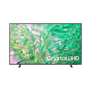 Samsung 50’’ Crystal UHD 4K, Tizen, OS Smart TV, Frameless & Air Slim, Flat Lift Stand, Solar Cell Remote, Dynamic Crystal Color, 4K AI Upscaling 50DU8000
