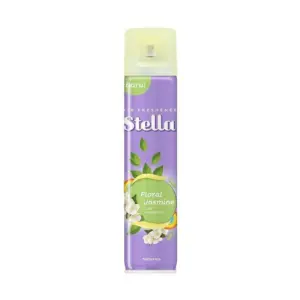 Stella Aerosol Air freshner Jasmine 400ml (Pack of 12Pcs)