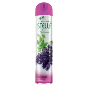 Stella Aerosol Air freshner Lavender 400ml (Pack of 12Pcs)