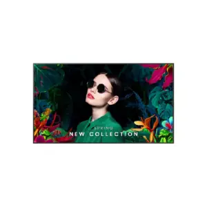 Samsung 43" Crystal UHD 4K Commercial Signage Display with IPS Panel, Tizen OS, Ultra Slim Depth, Even Bezel LH43QMCEPGCXUE