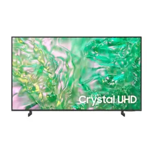 Samsung 55’’ Crystal UHD 4K, Tizen, OS Smart TV, Frameless & Air Slim, Flat Lift Stand, Solar Cell Remote, Dynamic Crystal Color, 4K  AI Upscaling 55DU8000