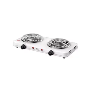 Silverdome Electric Coil Cooker Double Hotplate Compact Design for Home & Office Use DCC-100
