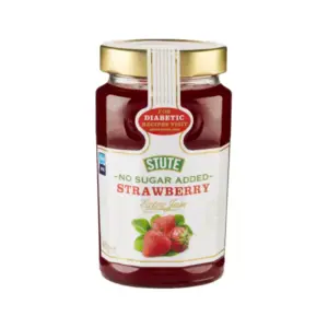 Stute Jam No Sugar Added, Strawberry Extra 430g (Pack of 6pcs)