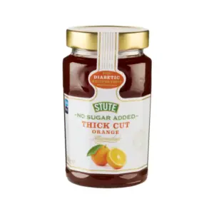 Stute Jam No Sugar Added, Thick Cut Orange Marmalade 430g (Pack of 6pcs)