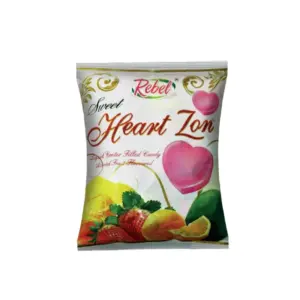 Derby Sweet Heart Centerfilled Candy (Pack of 150pcs × 10 Packs)