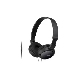 Sony Wired Headphone 30mm Driver Unit, Smartphone Compatible, Wide Frequency Range for Clear Highs and Lows MDR-ZX110APBZE