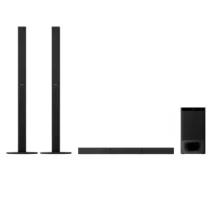 Sony Home Cinema Soundbar System 5.1ch 1000W with 2 Tall Boy Rear Speakers-not Wireless HT-S 700