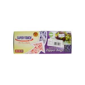Falcon Super Touch Quick Lock Zipper Bags 26x20cm (Pack of 24)