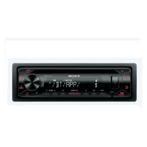 Sony Receiver 55W x 4, Built-in Dual Bluetooth, Voice Command, CD/MP3 AM/FM Radio, Front USB, Spotify iHeartRadio iPod / iPhone Siri and Android Controls Car Stereo Receiver MEX-N4300BT