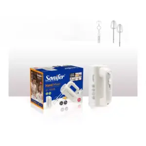 Sonifer 5 Gears Speed Portable Electric Hand Mixer 220V, 250W SF-7034A