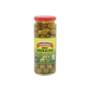 Swiss Green Garden Pitted Green Olives 340g (Pack of 12pcs)