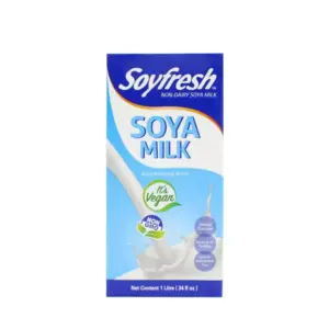 Generic SoyFresh Soya Milk Natural 1L (Pack of 12pcs)