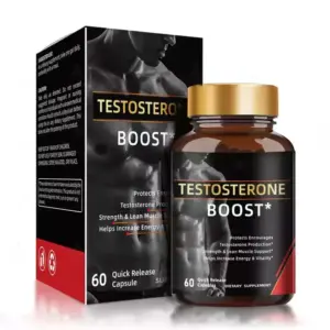 Faith Testosterone Booster And Energy Supplement For Men, Boost Energy, Increase Stamina, Enhance Vitality And Performance 60 Capsules