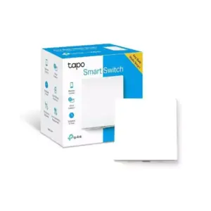 TP-Link Tapo Smart Light Switch 1 Gang 1 Way with Easy Installation, Remote App Control, Voice Assistant Compatible Tapo S210