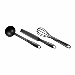 Tefal Bienvenue Kitchen Tools 3pc Set Ladle, Whisk & Spatula Heat Resistance K001S314