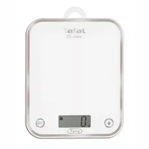Tefal Appliances Tefal Kitchen Scale Optiss Electronic 5kg Capacity Glass Bc5000v2 - 215 X 175 X 22 Mm Platform Dimension Ultra Flat Design Glass Top
