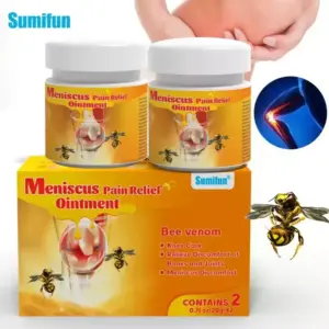 Faith Sumifun Bee Venom Pain Relief Cream, Fast Absorbing Arthritis Joint Knee Analgesic Ointment, Smooth Gentle Meniscus Treatment Cream, Arthritis Knee Joint Muscle Ache Medical Plaster For Pain Relief 40g