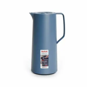 Tefal Motiva Jug Carafe Nordic Blue 1L Vacuum Flask Thermos Screw Lid Heat Retention N4170310