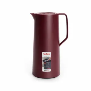 Tefal Motiva Jug Carafe Red Wine 1L Vacuum Flask Thermos Screw Lid Heat Retention N4170210