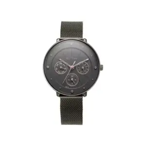Titan Watch Titan Neo Quartz Analog Grey Dial Watch for Women with Stainless Steel Strap 2651QM01