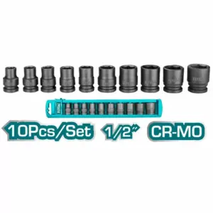 Total Tools Total DR Impact Socket Set 10pcs ½” THISTD12101
