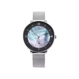 Titan Watch Titan Marhaba Quartz Analog Green Dial Watch for Women with Stainless Steel Strap 2651SM06