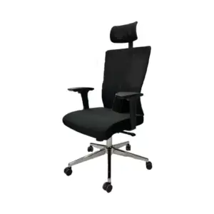 Trix TFL Ergonomic High Back Chair - Adjustable Headrest, Ideal for Comfort and Support in the Office, A02-2