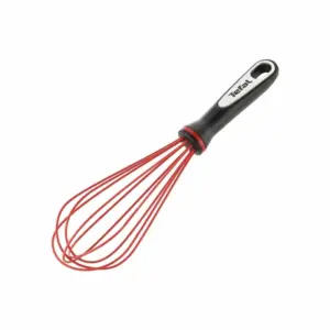 Tefal Ingenio Whisk Red/Black Egg Beater Stainless Steel Comfort Handle Ergonomic Design Heat Resistance K2071714