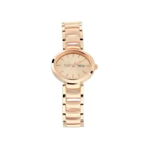 Titan Watch Titan Raga Viva 3 Analog Rose Gold Dial Watch for Women with Day & Date, Metal Strap 2620WM01