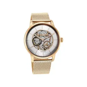 Titan Watch Titan Skeletal Mechanical Automatic Dial Watch for Men with Stainless Steel Strap 90110WM01
