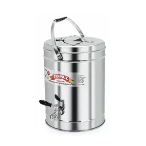 Topaz Tea Can Stainless Steel 15L Eco-Friendly Tea/Coffee Urn Hot & Cold Pot Leak Proof Food Grade
